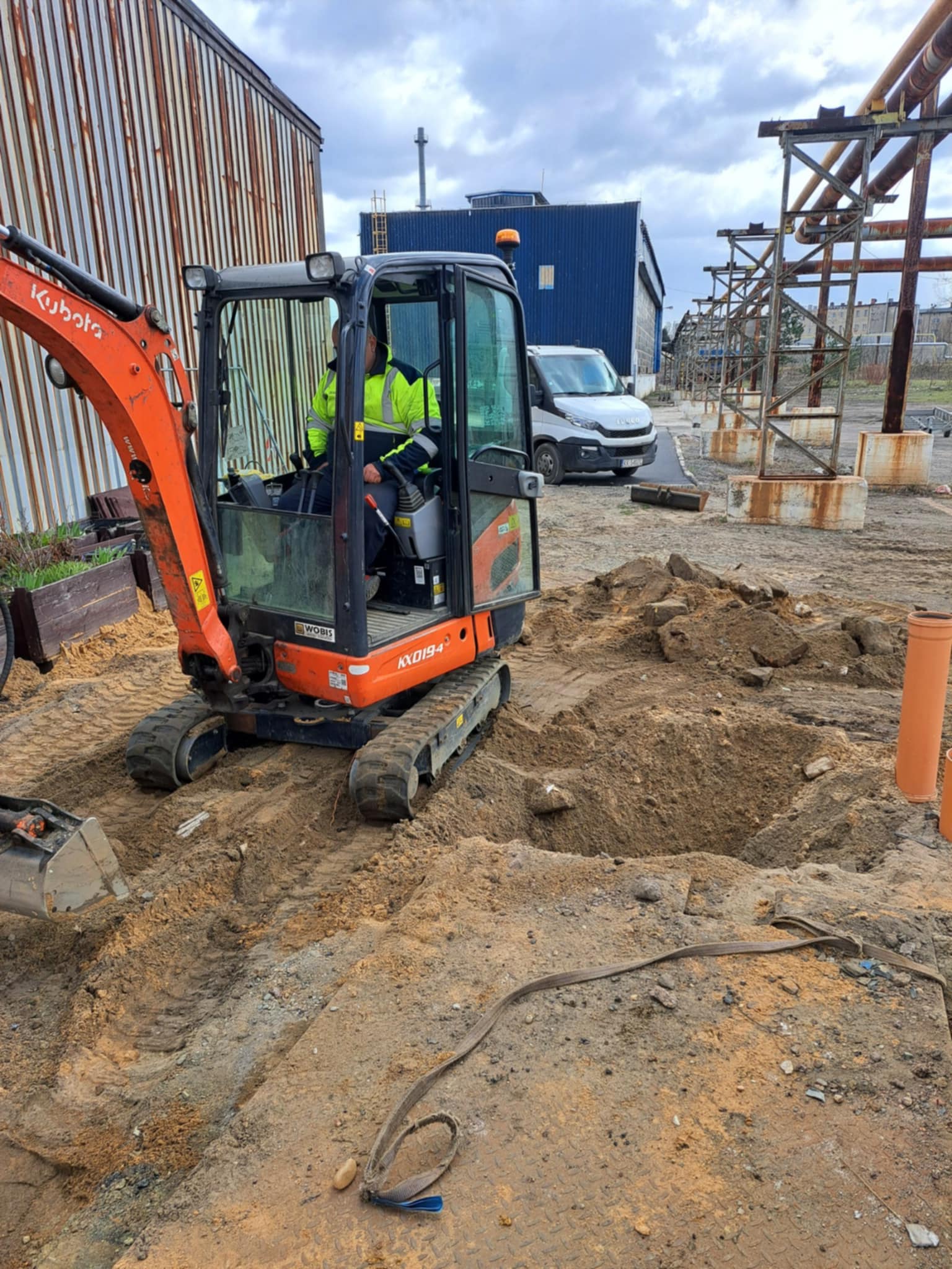 Dodatkowe prace ziemne oferowane przez firmę TIGWELDING